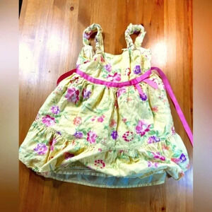 👗🌼🌺Zunie Girl's Cotton Floral A-Line  Any Occasion Knee-Length Dress